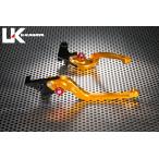 GSX250R 可倒式Rタイプ アルミビレットレバーセット ゴールド U-KANAYA