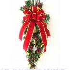 クリスマスリース クリスマス スワッグ 大きい オーナメント ナチュラル リース ドア 玄関 庭園 部屋 壁飾り ガーランド 松かさ 華やか おしゃれ 新年飾り 60cm