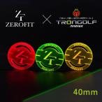 [ official ]ZEROFIT TRON marker 40mm Golf marker Golf TRONto long collaboration model methacrylic resin fluorescence Eon Sports Zero Fit regular goods 