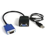 StarTech.com 2¥Ý¡¼¥ÈVGA/¥¢¥Ê¥í¥°RGB¥Ó¥Ç¥ª¥¹¥×¥ê¥Ã¥¿Ê¬ÇÛ´ï USB-VGA¥¢¥À¥×¥¿ ST122LE