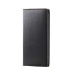  Elecom iPhone 12 Pro Max кейс Qi зарядка соответствует soft кожа итальянский (Coronet) Nero PM-A20CPLFYILBK