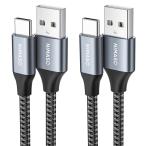 [2 шт. комплект ]NIMASO USB Type C кабель 0.3m+0.3m[QC3.0 соответствует 3A внезапный скорость зарядка ] модель c зарядка кабель iPhone