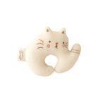 Amorosa mamma アモローサマンマ 【日本製】オーガニックコットン ネコ ミニラトル にぎにぎ がらがら 新生児 赤ちゃん用おもちゃ ファー