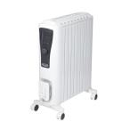 【中古】De'Longhi (デロンギ) オイルヒーター ユニカルド RHJ65L0915 電気ヒーター ゼロ風暖房 節電 乾燥しにくい 表面温度約6