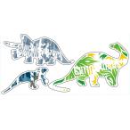 Reflector sticker 【恐竜2】 反射シール リフレクター ステッカー【メール便可】