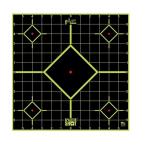 Pro-Shot プロショット Splatter Shot 12インチ Green Sight In Target Peel-and-Stick 5枚 標的 的紙 実銃 ターゲット