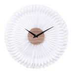 ショッピングCROW 掛け時計 ナチュラル モダン 和風 ジャパンディ 折り紙 スイープムーブメント リビング ダイニング 寝室 書斎 大きい インテリア ウォールクロック hamon