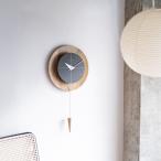 ショッピングCROW 振り子時計 クラシック ナチュラル ユニーク 木製 ウッド リビング ダイニング 寝室 書斎 スイープムーブメント ウォールクロック Nel Pendulum