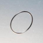 極細チタン　リング　指輪　金属アレルギー　シンプル　ハンドメイド　極細幅0.5ミリ　平型　1号〜20号