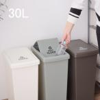ダストボックスリビング30リットル容量キャスター付きゴミ箱スリムペール薄型...