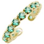 イヤーカフエタニティ18k18金誕生石5月エメラルドイヤリングイヤカフ片耳用