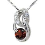 プラチナガーネットネックレス一粒ネックレスクリスマスポイント消化