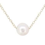 真珠ネックレス18k18金パールネックレスレディース淡水パールペンダント