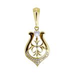 ネックレストップのみメンズ喜平100g用ペンダントトップ10金10k馬蹄ク...