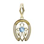 ペンダントトップ馬蹄メンズ喜平100g用ネックレスクロストップのみブルート...