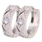 ロイヤルブルームーンストーンピアスフープピアス小さめレディース中折れシルバ...