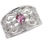 プラチナリング一粒ピンクトルマリン...