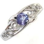 タンザナイトリング一粒指輪タンザナイトリング