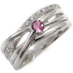 ピンクトルマリン指輪18金ピンクトルマリンリング