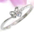 ファランジリングロイヤルブルームーンストーン10金指輪リング一粒リボンリング