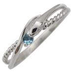 へび蛇指輪人気リングレディースブルートパーズ指輪シルバーファランジリング