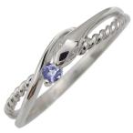 へび蛇指輪人気リングレディースタンザナイト指輪シルバーファランジリング