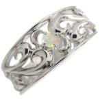 オパールリングトライバルリングメンズK10指輪