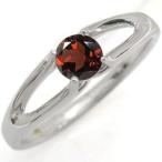 ガーネット指輪プラチナリング一粒リングクリスマスポイント消化