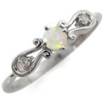 プラチナオパールリングホースシュー馬蹄指輪クリスマスポイント消化