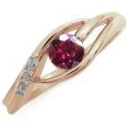 ルビーリング10金エンゲージリングシンプルエレガント一粒婚約指輪安い