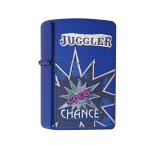 期間限定SALE ＺＩＰＰＯ ライター  ジッポ 両面加工 ジャグラー Ｏ ＧＯＧＯランプ ブルー・ブルー キャラクター パチスロ プレゼント