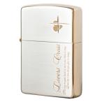 Zippo ジッポ ジッポー ライター ラバーズ・クロス・メッセージSIDE 銀サテーナ＆ピンクゴールド