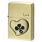 Zippo ジッポ ジッポー ライター ウィニング・本物四つ葉のクローバー 真鍮古美 Luck 幸運