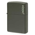 Zippo ジッポライター グリーン マット ジッポ ロゴ Green Matte Zippo Logo 221ZL プレゼント 贈り物 メール便可