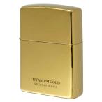 Zippo ジッポライター レギュラー チタニューム ゴールド ポリッシュ 鏡面 Titanium series 20-GOTT メール便可