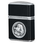 ショッピングzippo Zippo ジッポライター アーマー ガルフィー レザーメタル エンブレム ブラック G162-BK