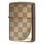 Zippo ジッポ ジッポー ライター GEOMETRIC・ラメ＆クリアコート ブラウン・25CK-BW