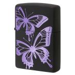 Zippo ジッポライター 蝶々 バタフライ パープル Butterfly Series 2BTF-PURPLE プレゼント 贈り物 女性 かわいい メール便可