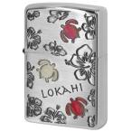 ショッピングハワイ Zippo ジッポライター ハワイ 亀 ハイビスカス ハワイアン シェル 貝 インレイ 象嵌 Hawaiian LOKAHI