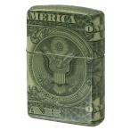 絶版/ヴィンテージ Zippo ジッポー 中古 2004年製造 USA 米国 アメリカ紙幣 DT$1 バックデザイン [A]使用感少なく状態が良い