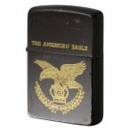 絶版/ヴィンテージ Zippo ジッポー 中古 1990年製造 アメリカンイーグル グレー [C]使用感あり傷汚れあり