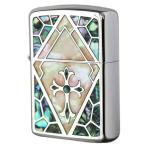 Zippo ジッポ ジッポー ライター アーマー 天然貝嵌め込み 　シェル・インレイ SHELL-CRS