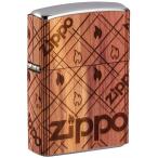 Zippo ジッポライター ウッド 木 炎 アイコンフレーム WOODCHUCK USA Zippo Cedar Wrap ストリートクローム 49331