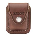 Zippo ジッポライター レザーケース 革 ベルト クリップ ブラウン 持ち運び用 LPCB 小物