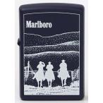 「Marlboro」マルボロ・ジッポー R.ブルー塗装カウボーイ2000年製、未使用品 | ジッポー ZIPPOライター ジッポライター