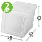 2個セット 天馬 プロフィックス カバコ スリムM クリア（幅30cm×奥行42cm×高さ31cm）