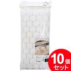 10個セット エルオー レース風 食器棚シート 25×120cm フラワー 1238（まとめ買い_日用品_収納グッズ）