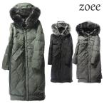 ダウンコートレディース秋冬フォック...