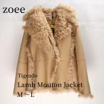  Ram мутон (Tigullio) Ram кожаный жакет пальто женский зима внешний мутон кожа мех свет карамель M/L k1a24