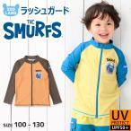  купальный костюм мужчина Rush Guard длинный рукав boys Zip Kids SMURFS Smurf герой аниме baby UV обработка 100cm 110cm 120cm 130cm плавание одежда море хлеб 